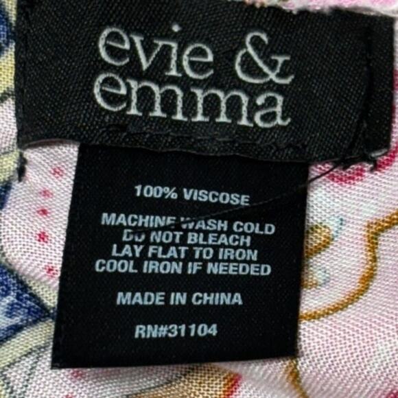 NWT evie & emma Multicolor Lightweight Short Sleeve Spring Duster One Size - Picture 3 of 4